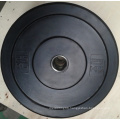 Black Pure Rubber Weight Lifting Bumper Plate
